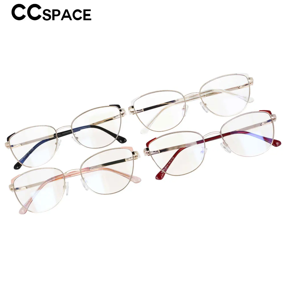 

53163 Cat Eye Anti Blue Light Glasses Frame Women Optical Fashion Computer Eyeglasses
