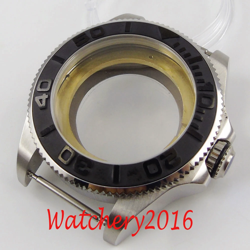 43 мм сапфировое стекло керамический Прозрачный чехол для часов Miyota 8215 821A |