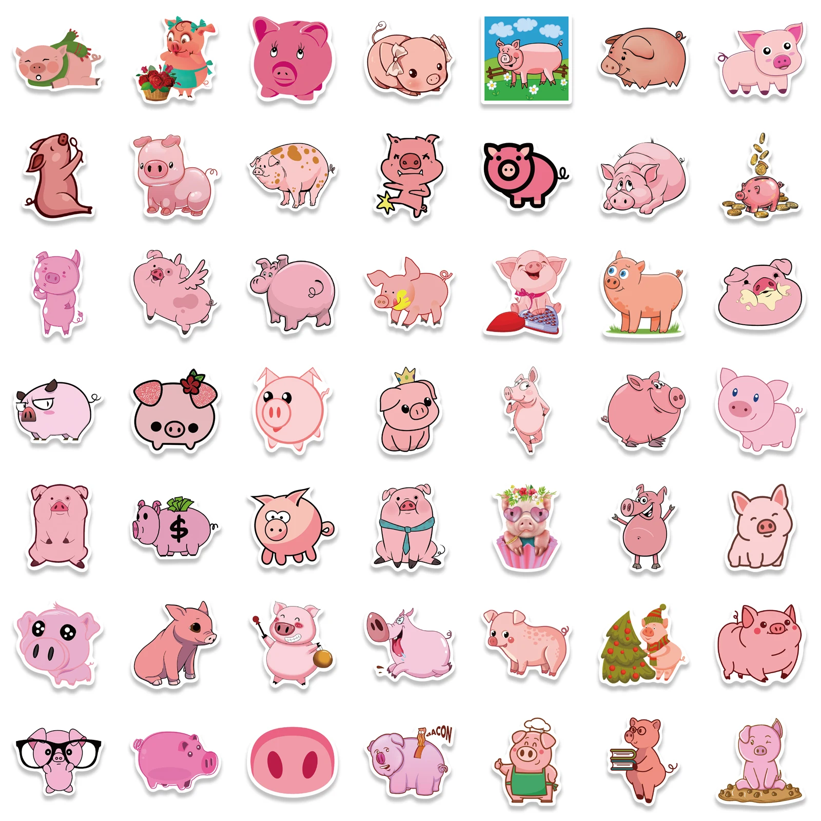 10/50/100 шт. наклейки в виде мультяшных животных | Игрушки и хобби