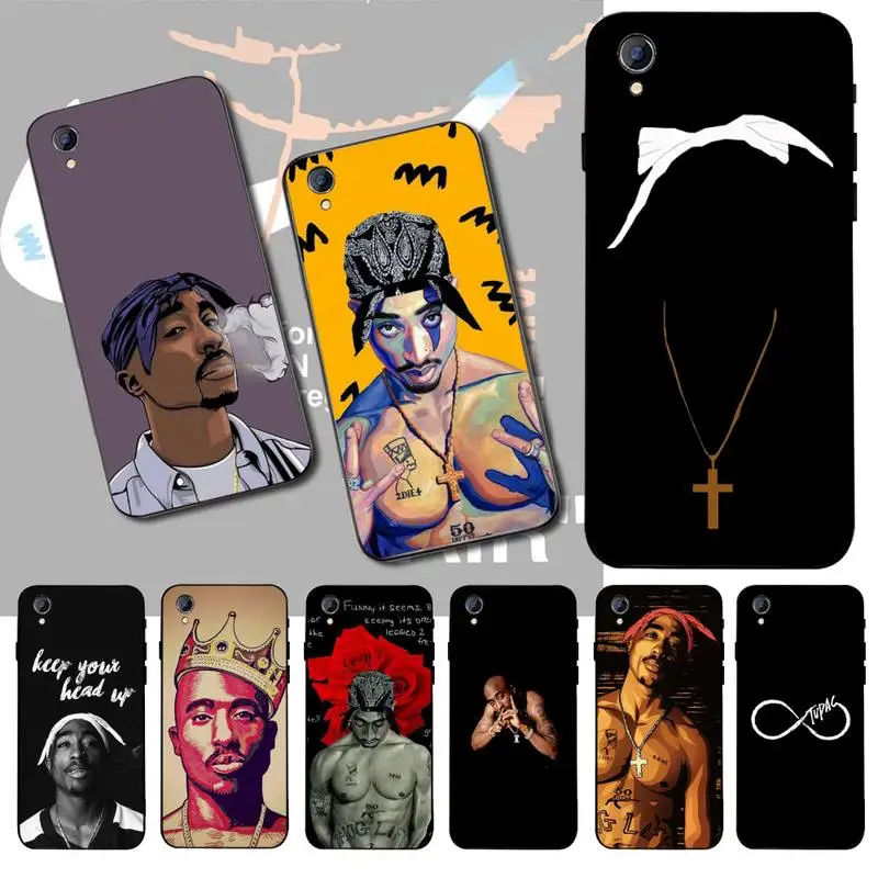 CUTEWANAN 2Pac для телефона с изображением Тупака Шакура DIY чехол рисунком в виде