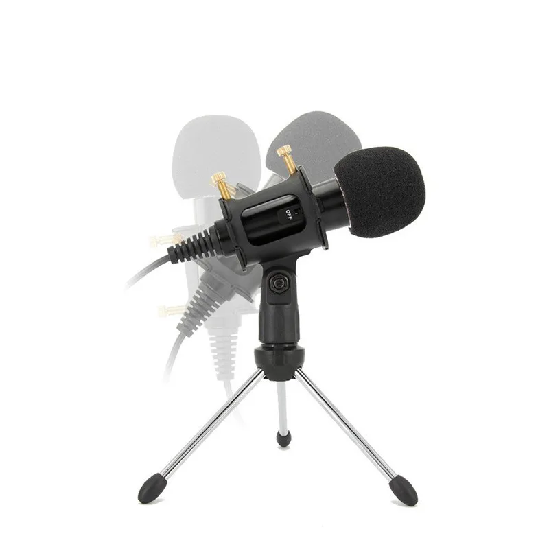 

Studio Microphone for Computer Karaoke Microphone with Mic Stand Professional Condenser Microphone Kit Studio Mikrofon