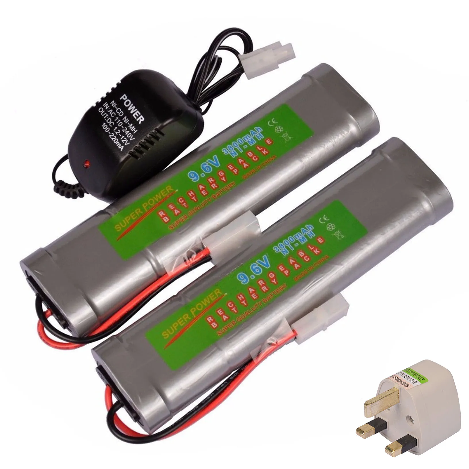 2x9 6 V NiMH 3800mAh аккумуляторная батарея штепсельная вилка Tamiya + зарядного устройства |