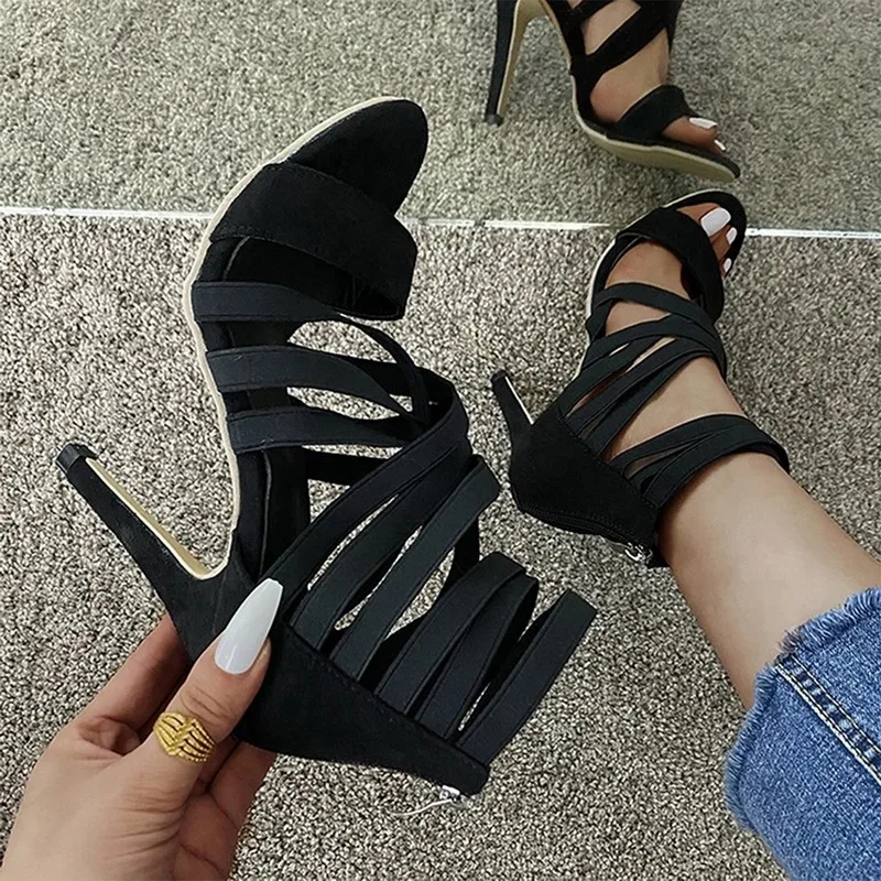 

Women High Heels Shoes Sandals Fashion Summer Sexy Ladies Peep Toe Shoes Women Pumps