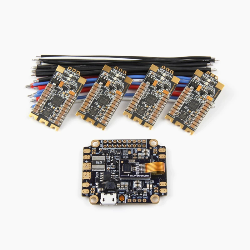 

4X Holybro Tekko32 35A BLHeli_32 ESC Dshot1200 2-6S Current Sensor with Kakute F4 AIO All in One V2 Flight Controller Combo