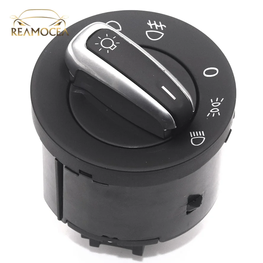 

Переключатель управления фарами Reamocea, 3C8941431 5ND941431A, подходит для VW Golf Jetta GTI MK5 MK6 Passat B6 3C Tiguan 2005-2010 2011 2012