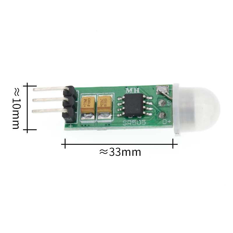 HC-SR501 SR505 SR602 Отрегулируйте пироэлектрический инфракрасный PIR датчик движения модуль детектора