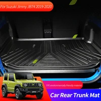 car trunk mats for suzuki jimny 2019 2021 rear storage waterproof floor sheet protective pad tool accessories