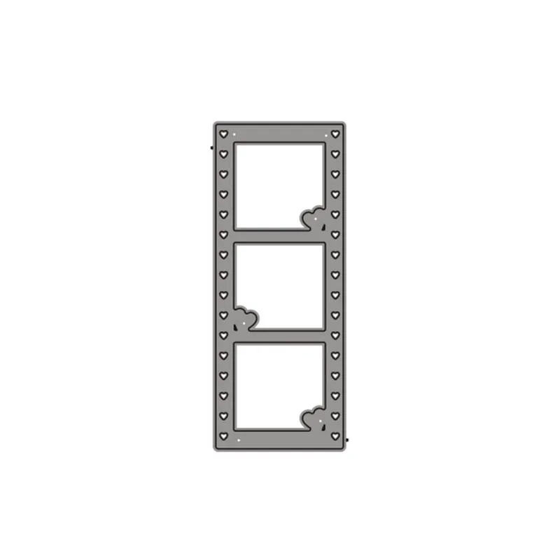 

Metal Cutting Dies Rectangle 4 Stencils for DIY Scrapbooking Decorative Embossing DIY Paper Cards