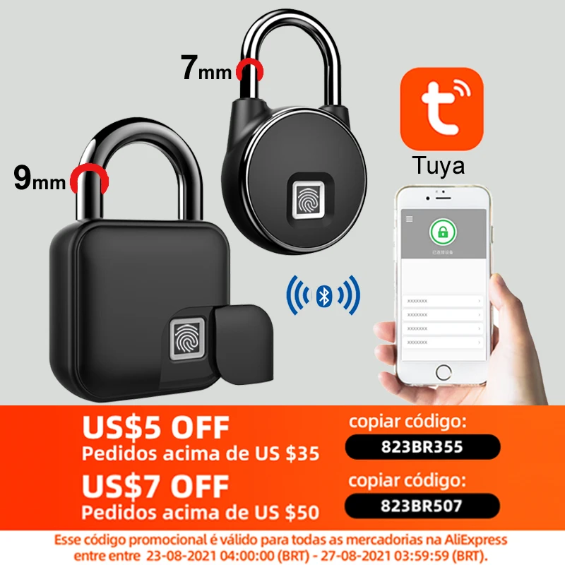 Дверной замок Tuya для умного дома с функцией распознавания отпечатков пальцев