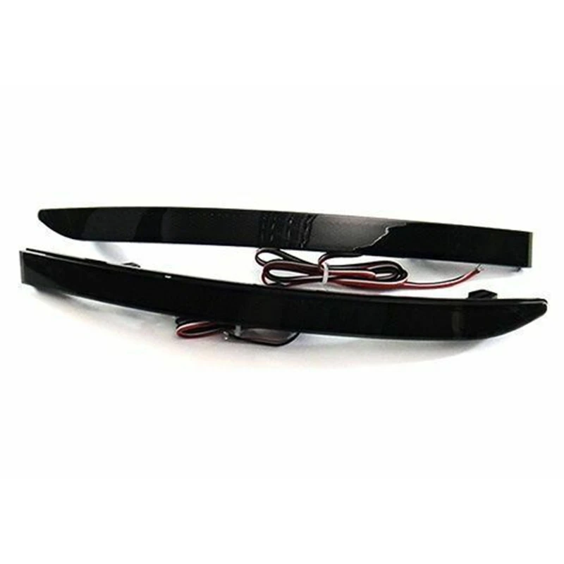 

Black Smoked Lens LED Bumper Reflector Tail Brake Light for Tiguan 2009-2016