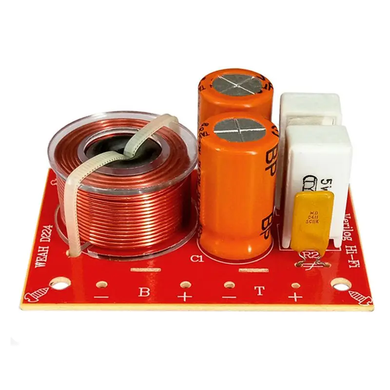 2PCS 2-Way 2 Unit Hi-Fi o Speaker Frequency Divider Stereo Crossover Filters | Электроника