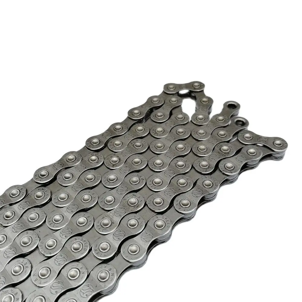 

YBN Bike Chain MTB Road Bicycle 9 Speed Chains Buckle 116 Links For SRAM Shimano 9 Speed Groupset