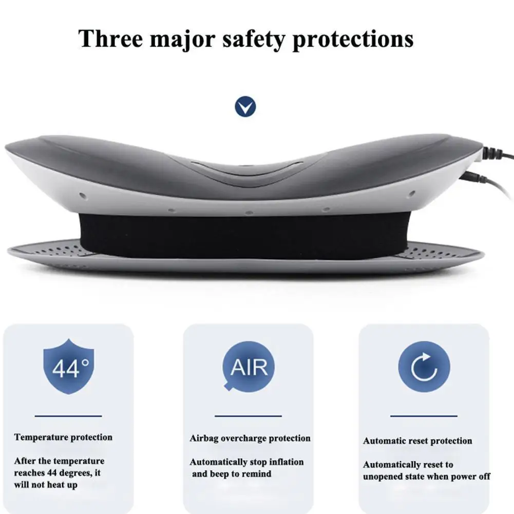 

Lumbar Massager Spine Neck Lumbar Traction Multifunctional Waist Air Pressure Vibration Warm Hot Inflatable Massager Compre A1O7