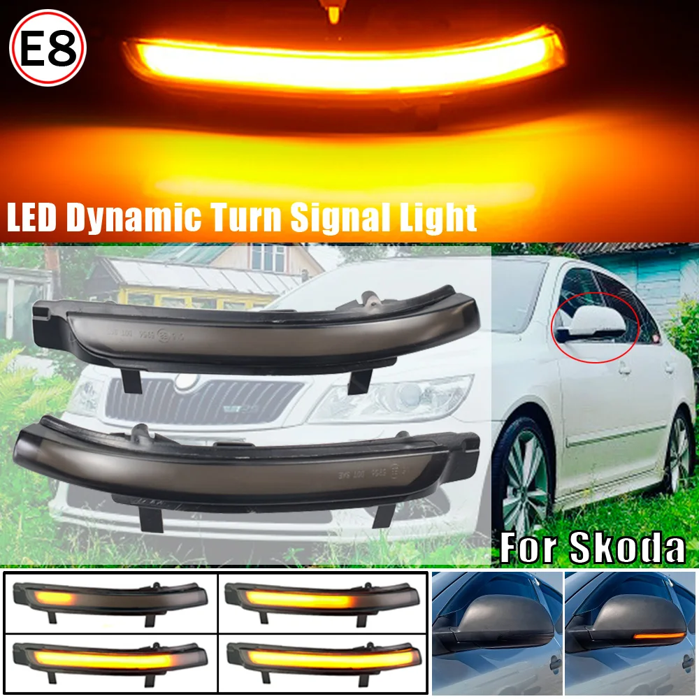 

2pcs Repeater Light LED Dynamic Turn Signal Light For Koda Octavia 1Z3 Hatchback 1Z5 Estate Superb 3T4 3T5 Estate