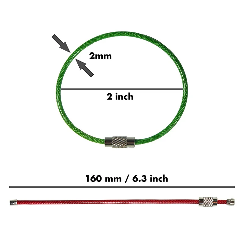 Горячая Распродажа 20 пакет Цветной с нейлоновым покрытием Проволока из