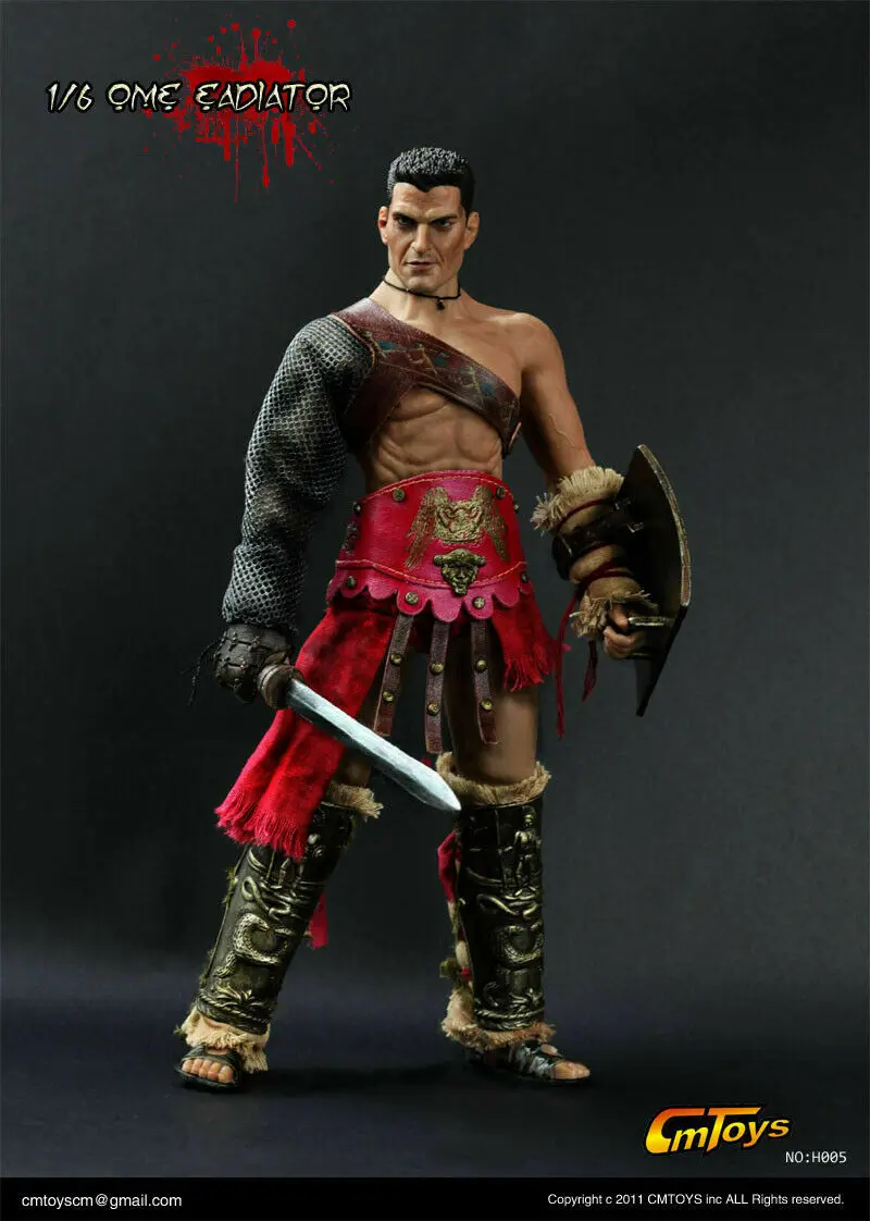 

IN STOCK CMTOYS H005 1/6 Ancient Rome Gladiator 12"Male Action Figure Model Doll