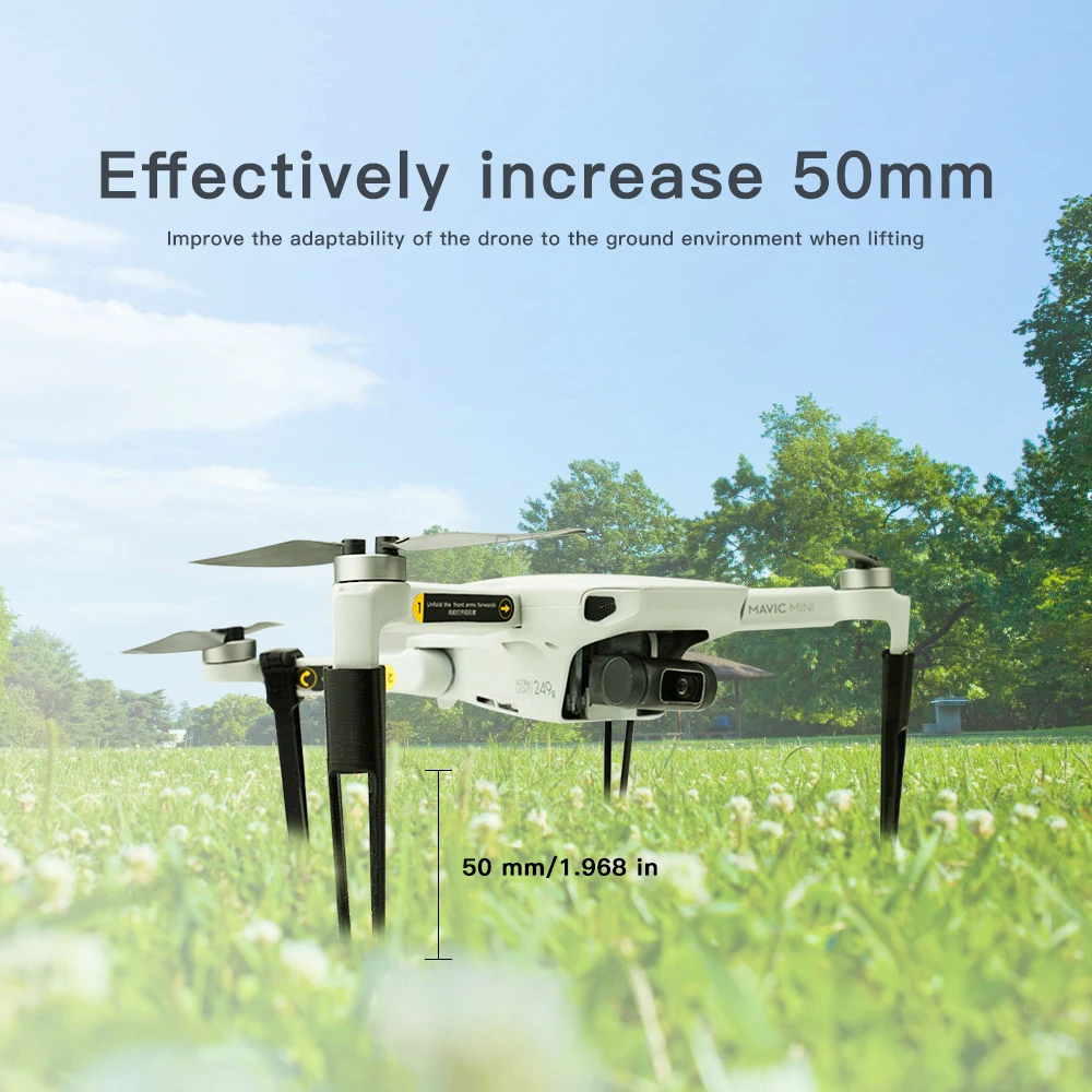 DJI Mavic Mini/Mini 2 Складной Высокий Шасси защита кронштейна для Mini Аксессуары дрона с