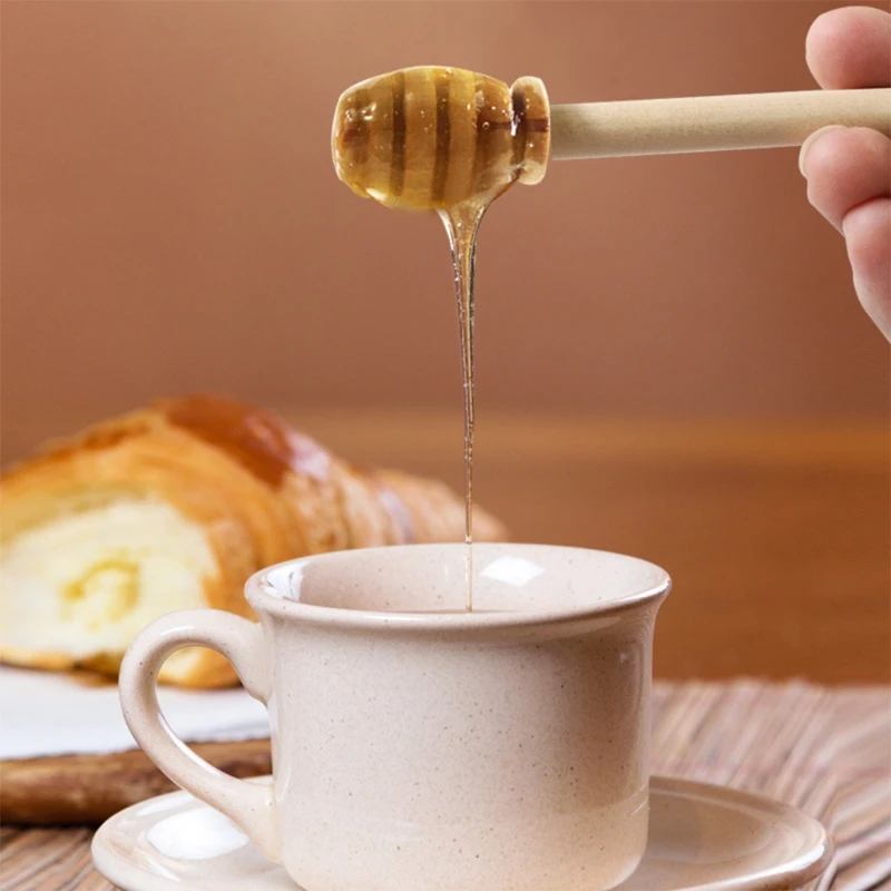 

Log Honey Stir Stick Jam Stick Natural Solid Wood Stick Honey Stick