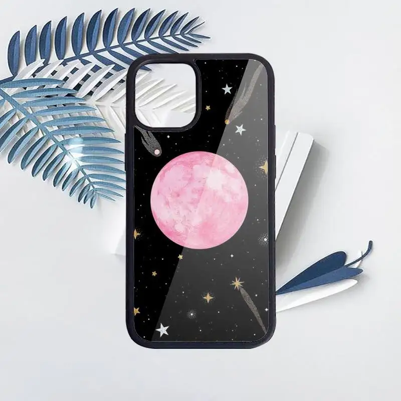 

Starry Sky astronaut Phone Case for iPhone 11 12 pro XS MAX 8 7 6 6S Plus X 5S SE 2020 XR Hard PC