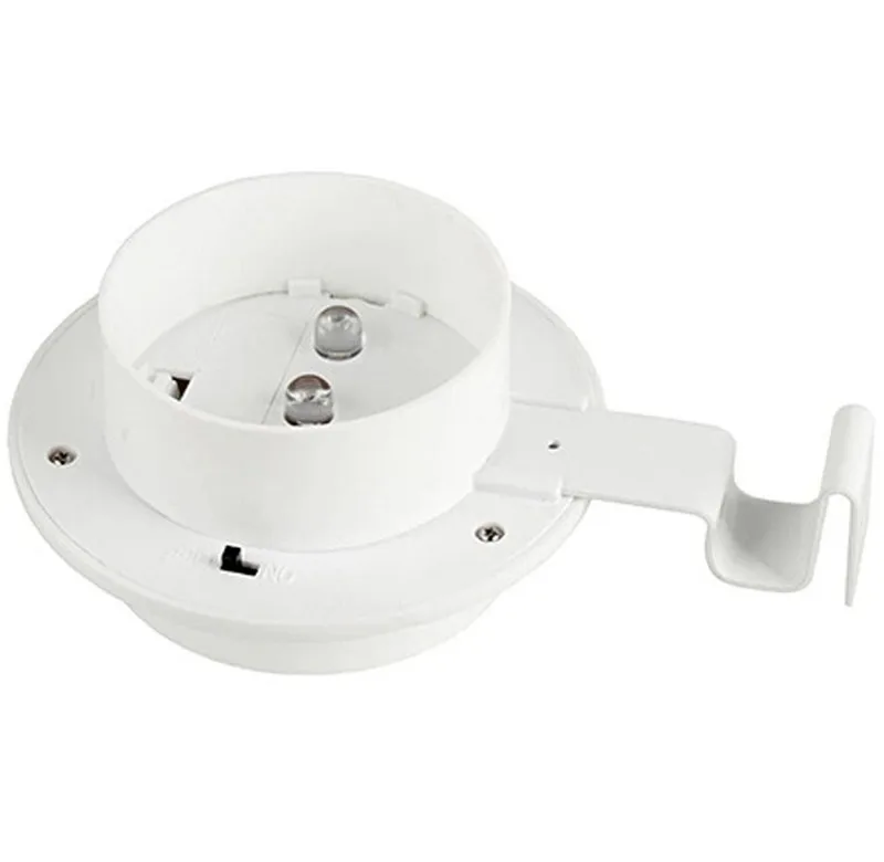 Уличный светильник на солнечной батарее 3 светодиода s лампа для забора желоба