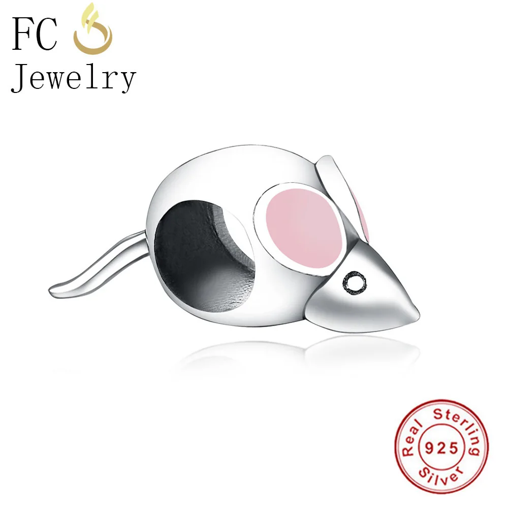 FC Jewelry Fit оригинальный бренд Шарм браслет 925 серебро Лето животные пчела Бабочка