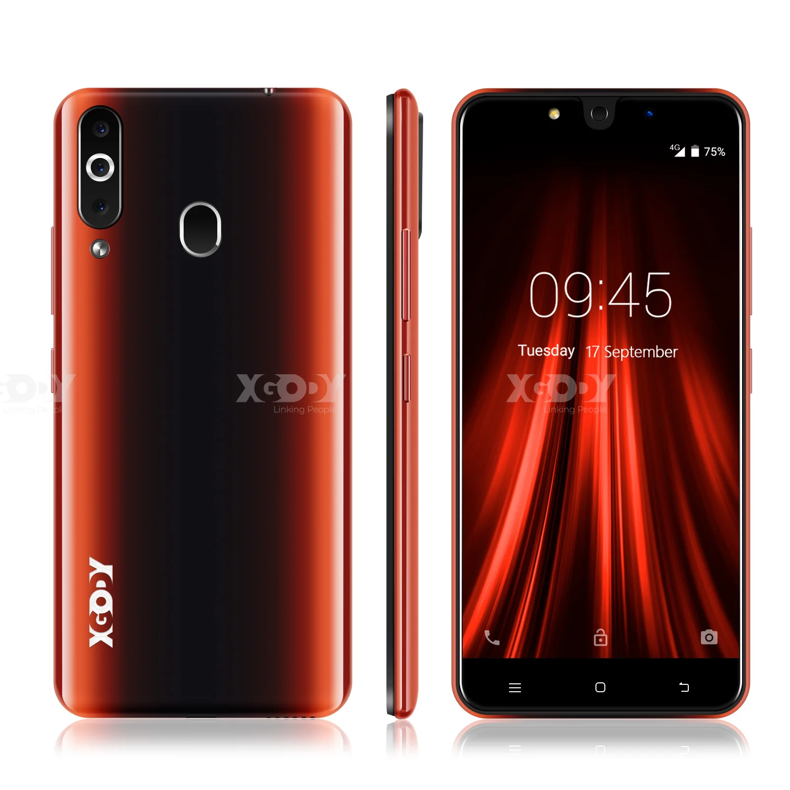 XGODY K20 Pro 5.5&quot Smartphone Android 6.0 Dual SIM Mobile Phone MTK6737 Quad Core 2GB 16GB 2300mA WiFi 4G Cell Phones | Мобильные