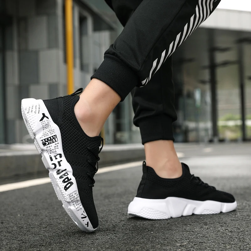 2019 New Mesh Men Sneakers Lightweight Casual Shoes Non-slip Running Tenis Masculino Zapatos De Hombre Plus Size39-47 | Обувь
