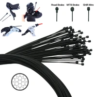 1 pc mtb road bike front rear derailleur line brake inner wire coated speed shifting cable core accessory 1100170015502100mm