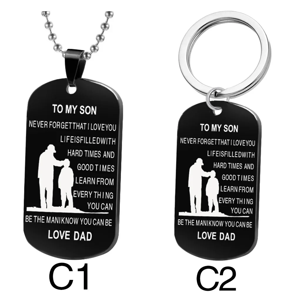 Ожерелье-подвеска ручной работы из нержавеющей стали с черным покрытием и