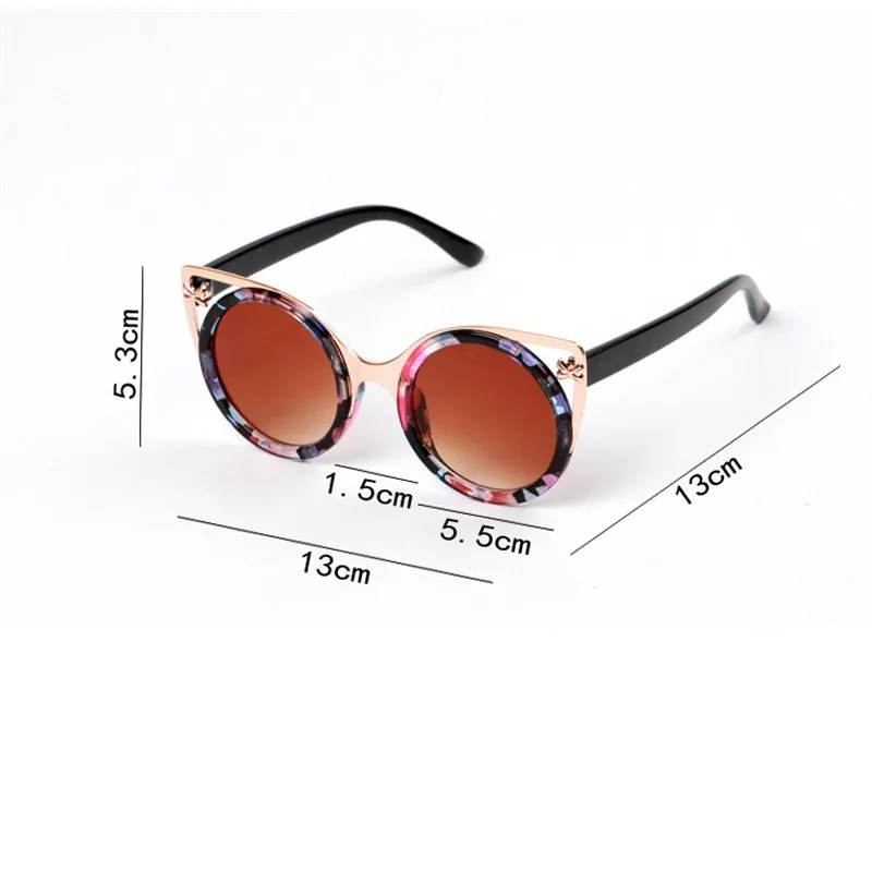 

Cute Baby Round Frame Girls Sunglasses Children's Sunglasses Fashion Korean Big Frame Boys Glasses Kids Glasses Tide UV400 Lens
