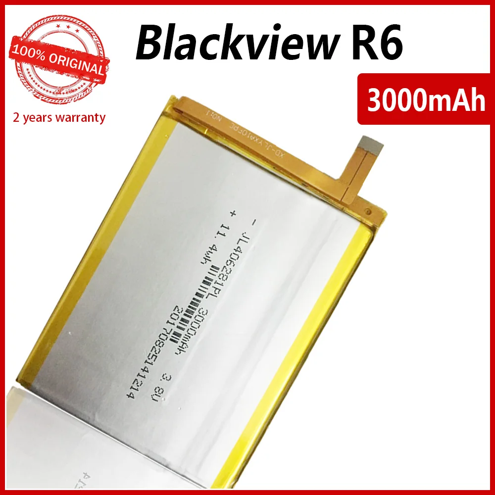 100% Оригинальный аккумулятор R6 3000 мА · ч дл Blackview R 6 высококачественные