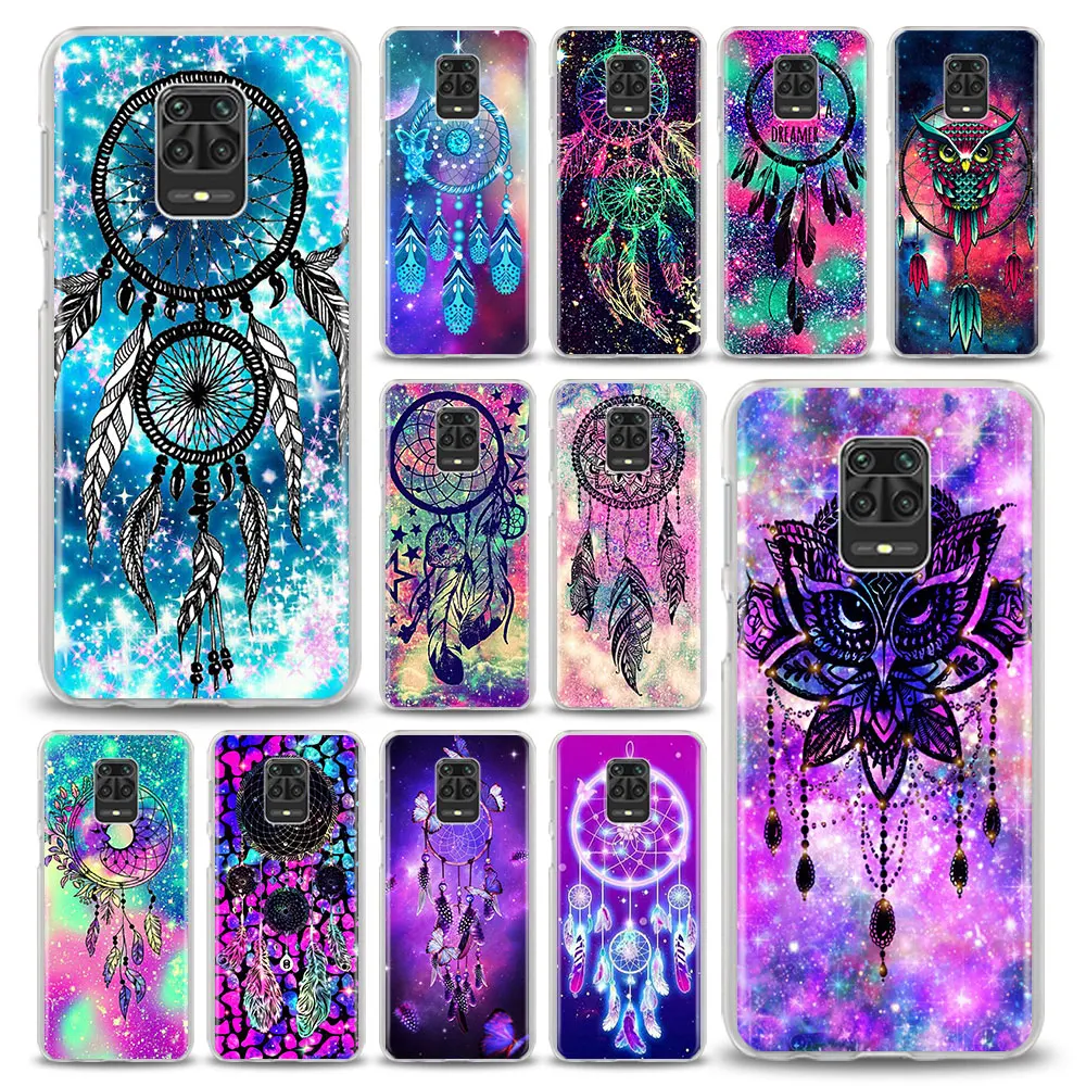

Dreamcatcher Damask Dream Phone Case For Xiaomi Redmi Note 9S 8 8T 9 Pro 8A 7 7A 9A 9C K20 K30 Hard PC Back Cover Coque Funda