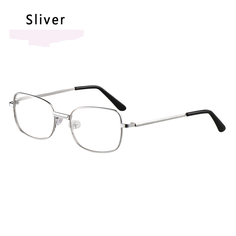 Style2-Silver Мужские и женские ультралегкие очки для зрения, увеличительные очки, очки для чтения, портативный подарок для родителей, дальнозоркое увеличение - Цвет оправы: Style2-Silver