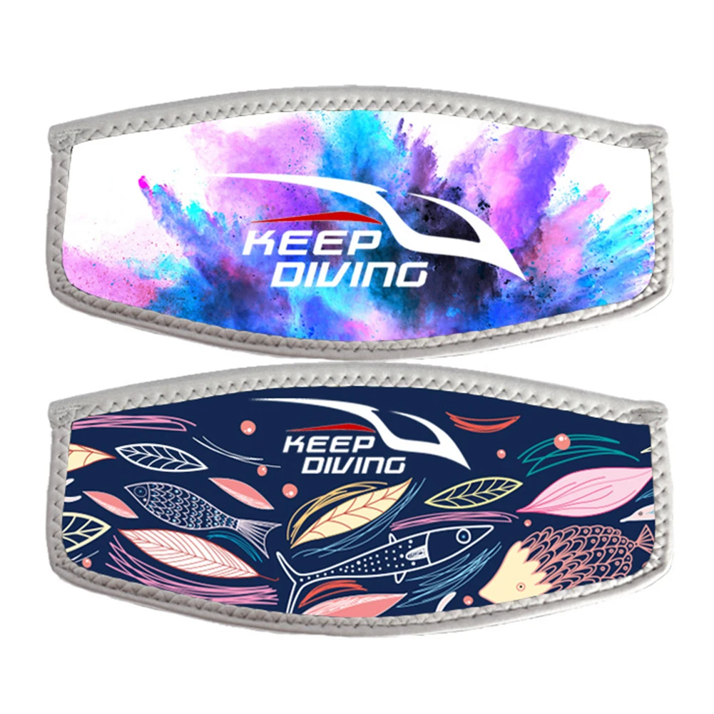 

Surfing and Diving Mirror Headband Double-sided Printed Headband Anti-tangling Protective Cover Snorkeling Multicolor Hair Band