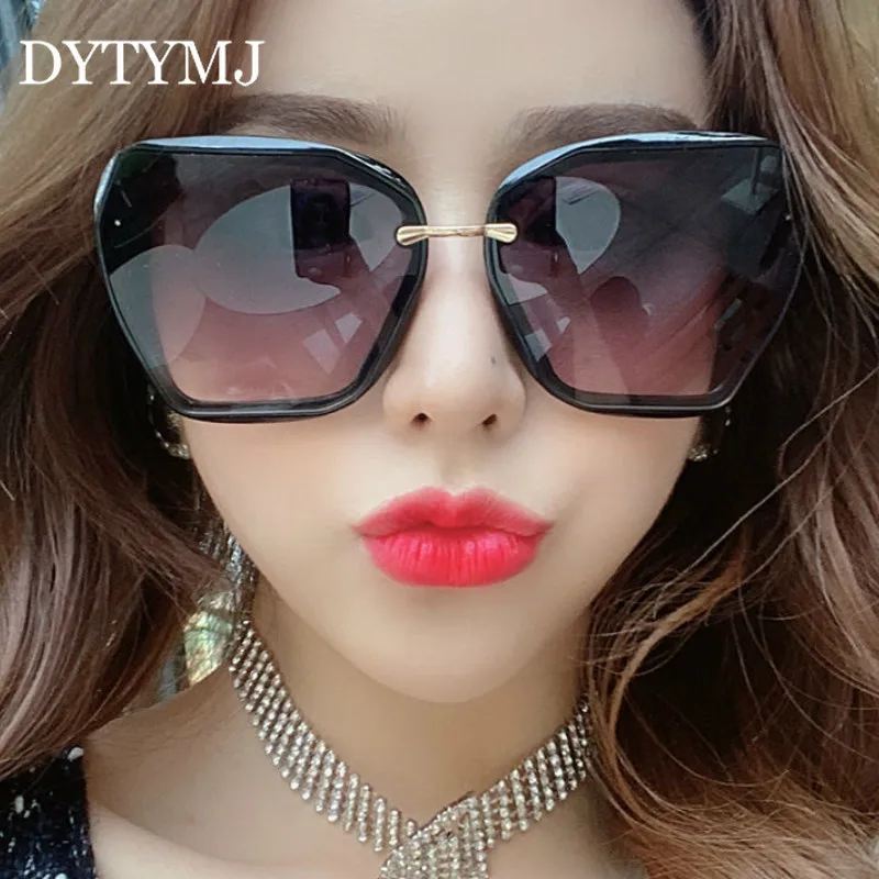 

DYTYMJ негабаритные солнцезащитные очки в стиле ретро женские роскошные брендовые модные квадратные солнцезащитные очки Женские Модные мета...