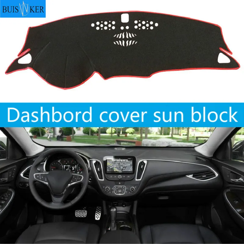 

Car Inner Auto Dashboard Cover Dashmat Pad Carpet Sun Shade Dash Board Cover Fit For Chevrolet Malibu XL hybird 2016 2017 18