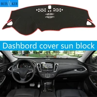 car inner auto dashboard cover dashmat pad carpet sun shade dash board cover fit for chevrolet malibu xl hybird 2016 2017 18