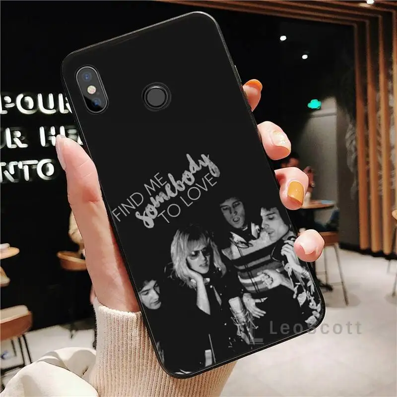 

Queen band Phone Case For Xiaomi Redmi note 4 4X 8T 9 9s 10 K20 K30 cc9 9t pro lite max
