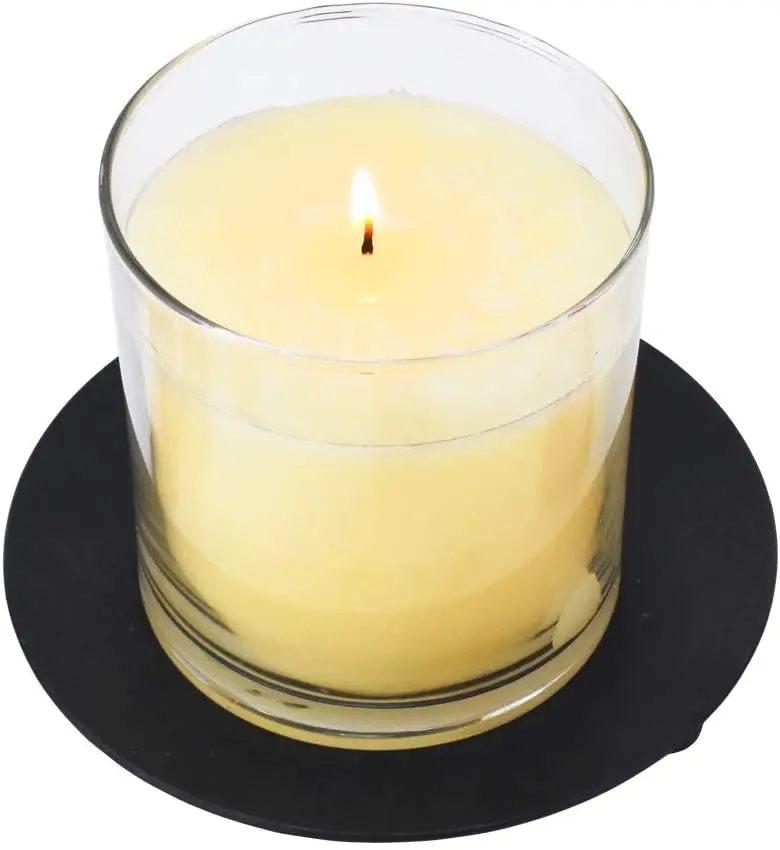 

Iron Plate Candle Holder Decorative Iron Pillar Candle Plate Set of Pedestal Candle Stand for LED Wax Candles Incense Cones