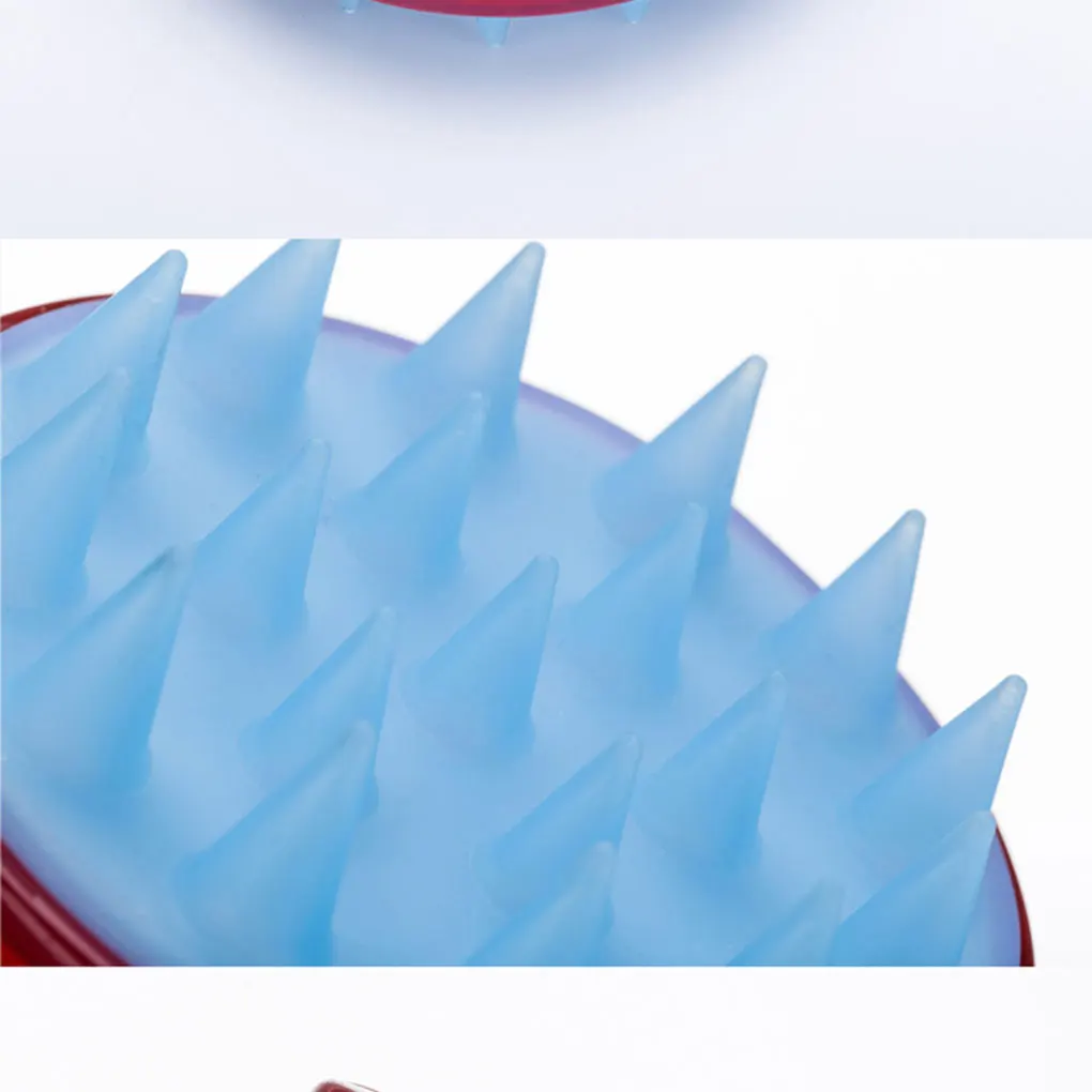 

Silicone Hair Washing Comb Soft Head Body Scalp Massage Brush Shampoo Shower Hairbrush Bath Spa Slimming Massager Bath Brush