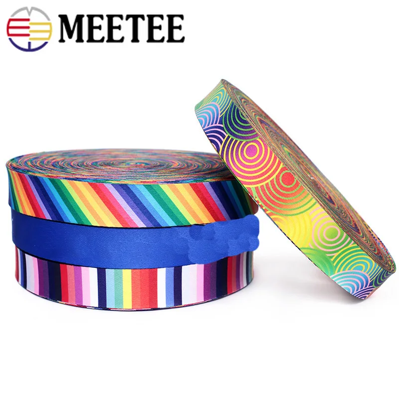 Meetee, 5 метров, 38 мм, модный принт, этническая жаккардовая лента для сумки, ремень, лента, сделай сам, текстильная одежда, декоративная лента, аксессуары для шитья