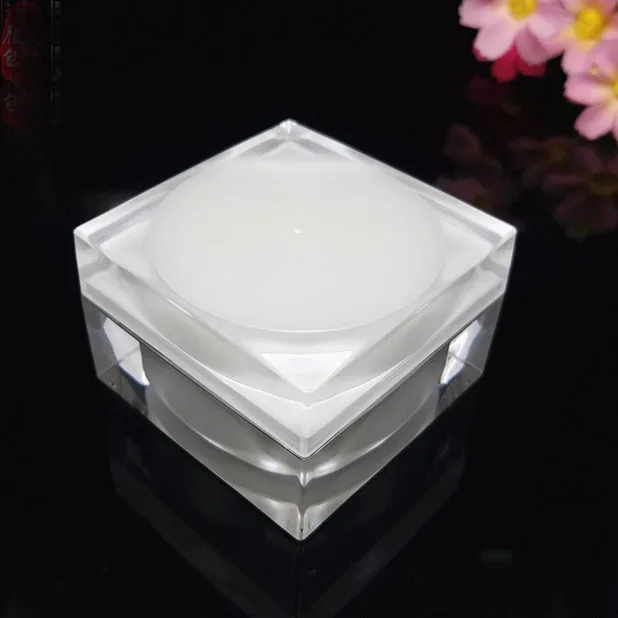 Банка квадратной формы 50 г жестяная банка для фотоэссенции увлажняющий гель