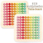 Доска для умножения 9x9 по методике Монтессори, настольная математическая игрушка, детские деревянные Обучающие игрушки, домашняя игрушка, Обучающие подарки