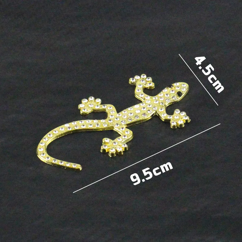 

Car bi hu tie Metal Modification Standard Gecko Car Sticker 3D Cool Tail Tag Decoration and Teii Her I'm Okay Lucky Fortune Brin