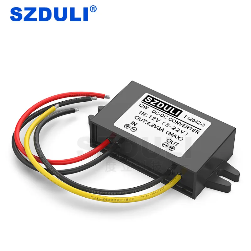 12V to 4.2V 3A DC voltage converter 12V to 4.2V DC/DC regulator, low power buck power module