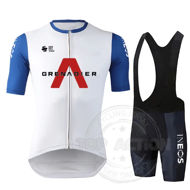

INEOS Grenadier 2022 Men's Mountain Bike Ralvpha Cycling Jersey Shorts Set Ropa Ciclismo Summer Quick-drying Cycling Jersey Set