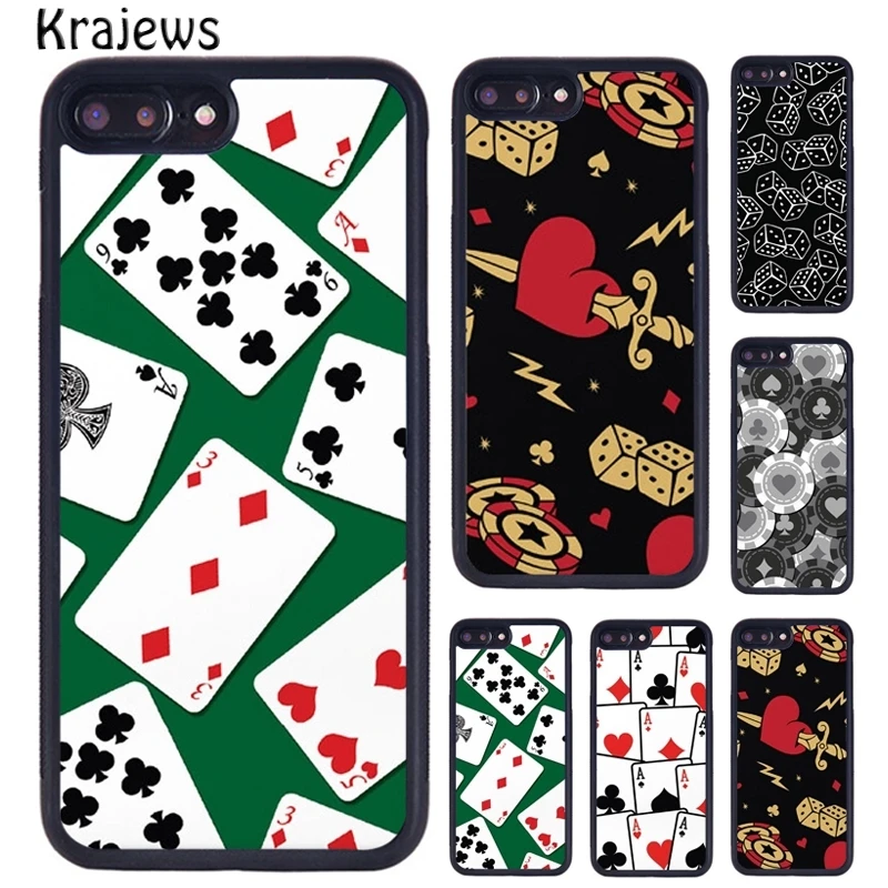 Чехол для телефона с изображением покера Казино Лас Вегаса чехол iPhone 5 6S 7 8 plus 11 12