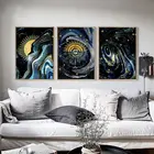 GATYZTORY, звездное небо, пейзаж, DIY Набор для рисования по номерам, Раскраска по номерам, Акриловая Краска на холсте, для уникальных подарков, художественное оформление