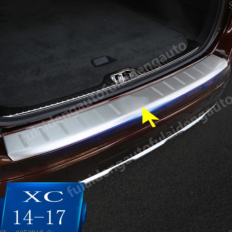 Для Volvo XC60 2014 2015 2016 2017 нержавеющая сталь внешний задний бампер защитная пластина