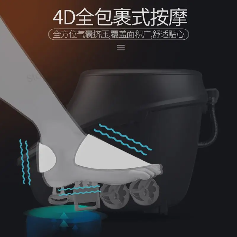 Ванночка для ног Двойная ванна автоматический массажер бочка домашняя ванночка